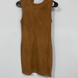Camel Suade Dress